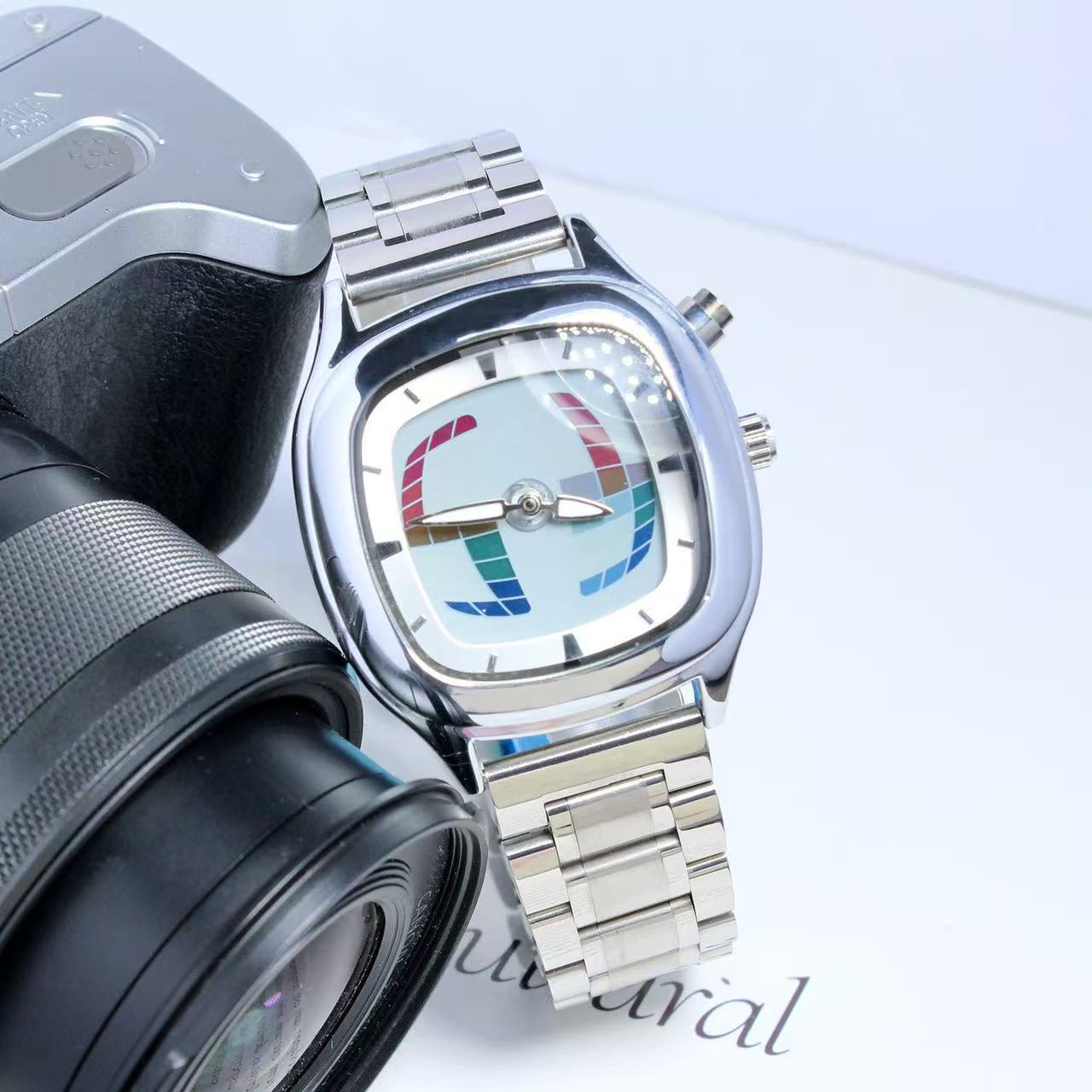 Vintage Watch Crystal - Millennium Retro Tarz Erkek Saati Kuvars
