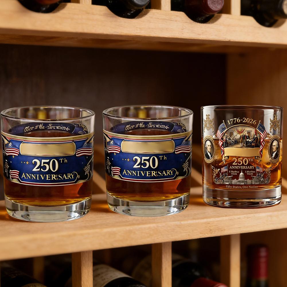 Vintage Collectible Glassware - 1/2 adet 250. Yıldönümü Hatıra Cam