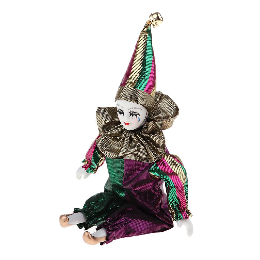 Vintage Collectible Clowns - Porselen Palyaço Bebekleri Koleksiyonluk 22cm Vintage