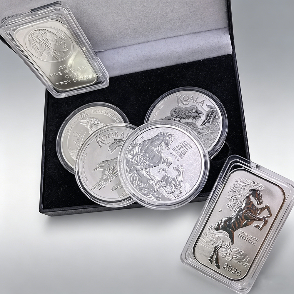 Vintage Collectible Coins - 1/5 adet Vintage Gümüş Sikke Hayvan