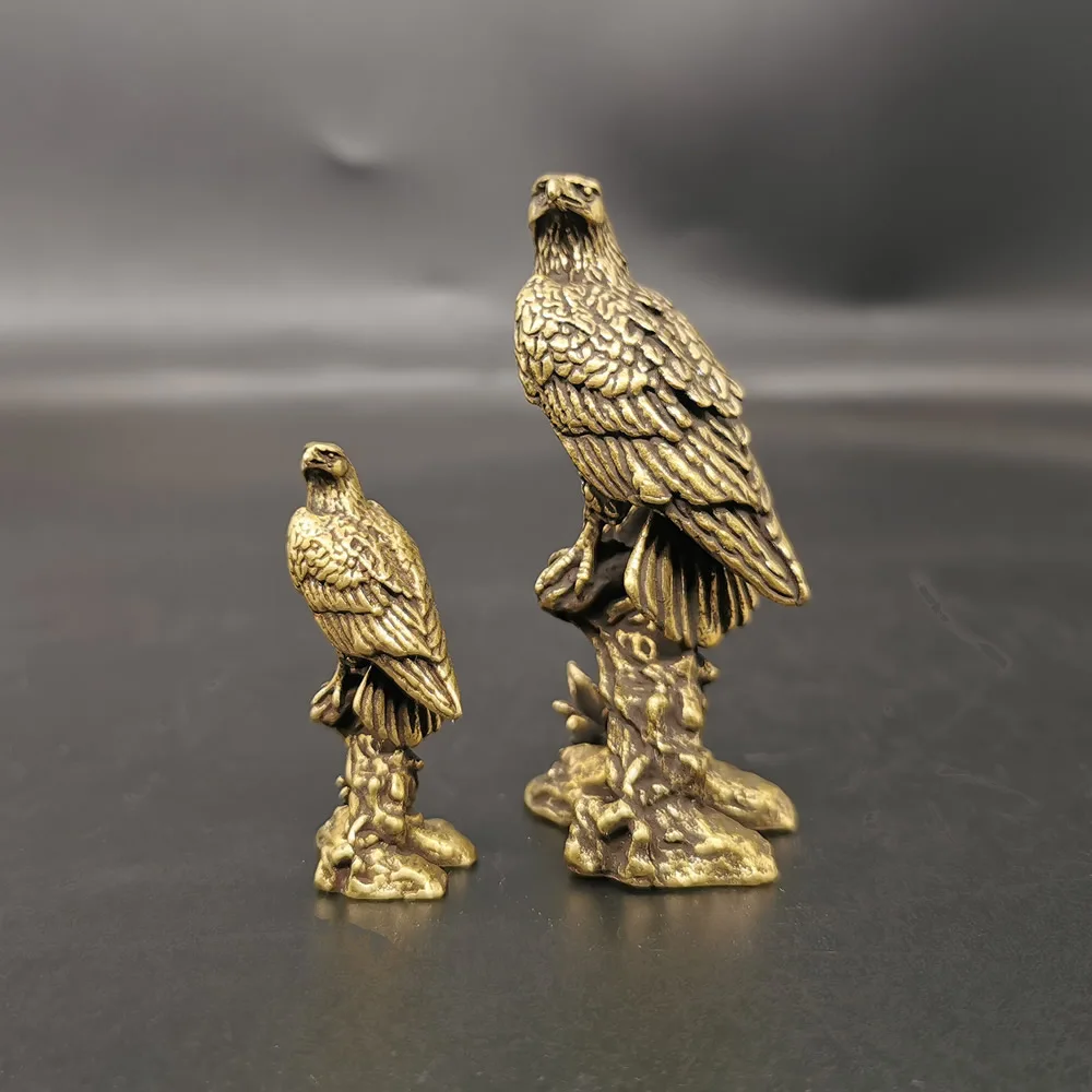 Vintage Collectible Figures - Yeni pirinç kartal heykeli Vintage simüle