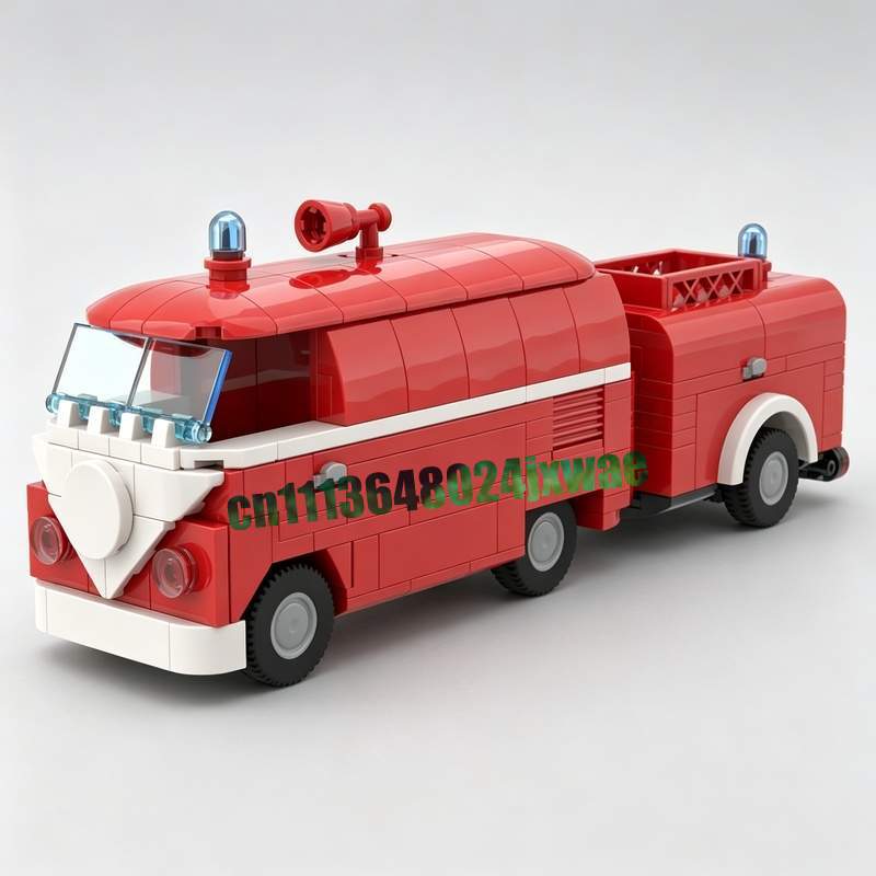 Vintage Collectible Trucks - 369 adet MOC Vintage itfaiye kamyonu