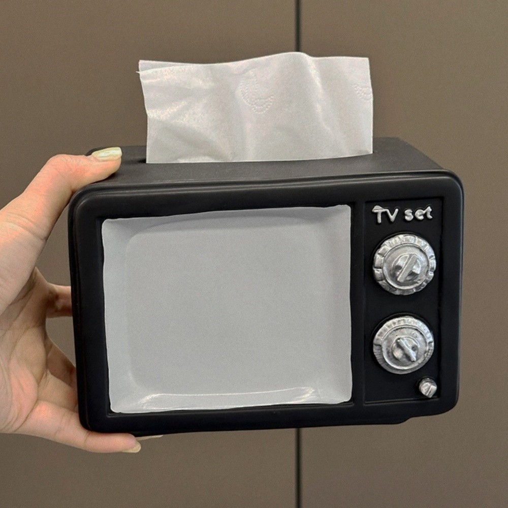 Vintage Cartoon Collectible - Anti Drop Vintage TV Doku Kutusu