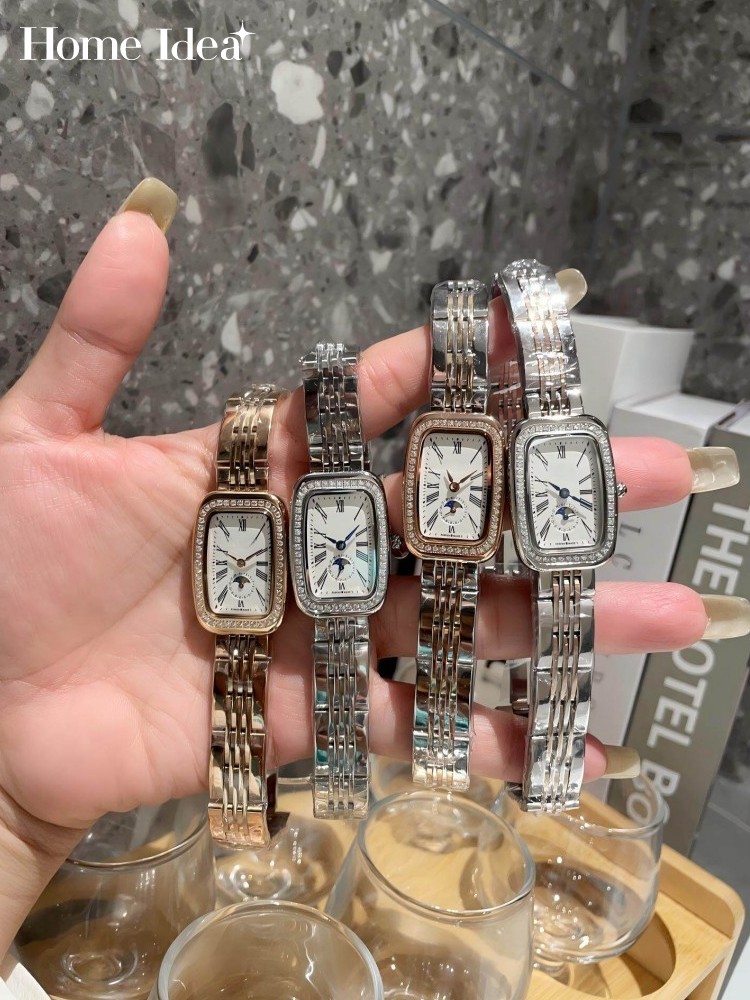 Vintage Watch Crystal - Şık Kadın Paslanmaz Çelik Kordonlu Kuvars