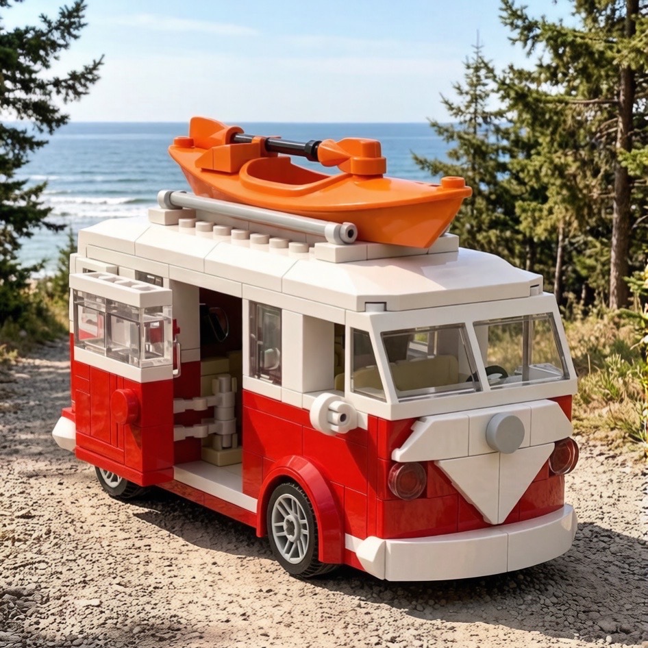 Vintage Toys Collector - Vintage Plaj Karavanı Montaj Oyuncağı Retro