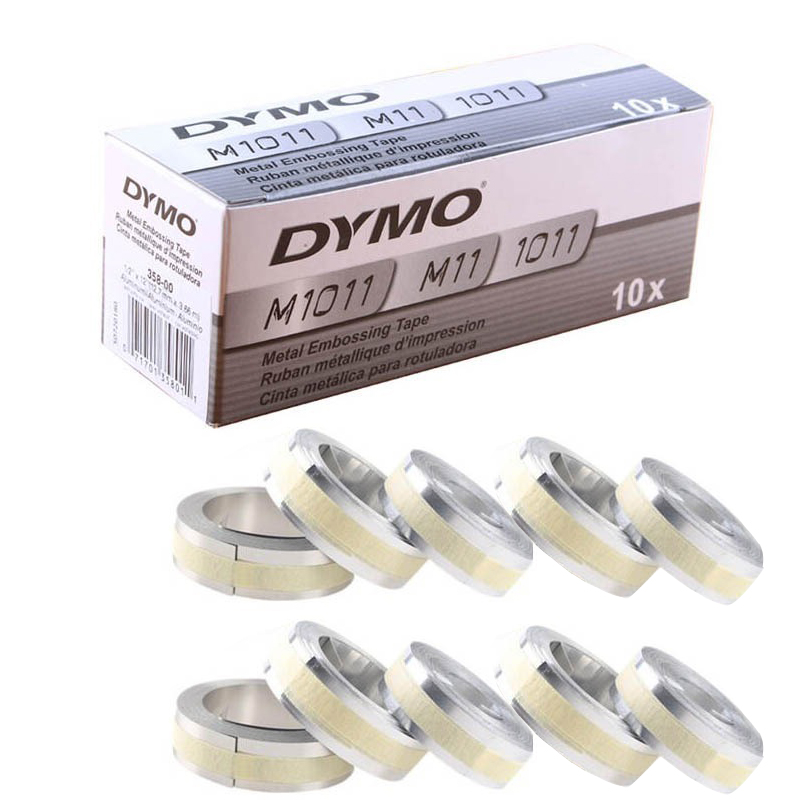 Typewriter Ribbon Roll - DYMO rhino M1011 için 10 Rolls