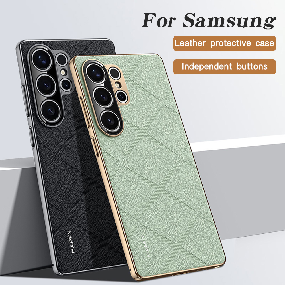 Camera Leather Case - Samsung S25 Ultra S25 S25Plus S24