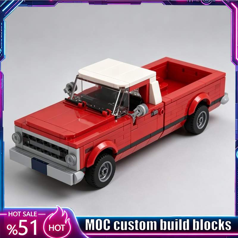 Vintage Collectible Trucks - 442 Parça Vintage Pikap Kamyon MOC