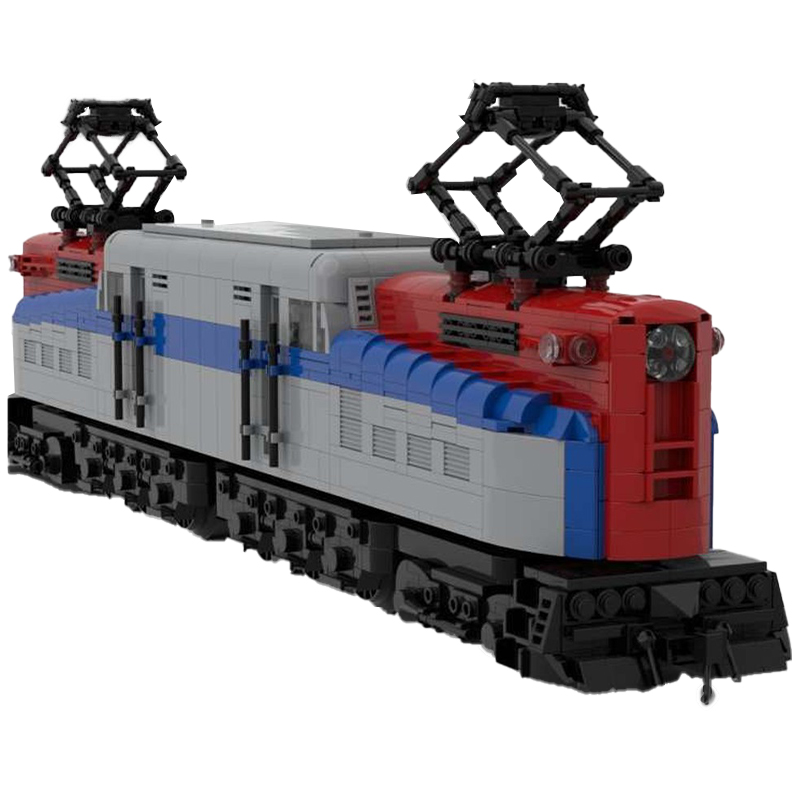 Vintage Collectible Trucks - MOC Klasik Aerodinamik Elektrikli Lokomotif Yapı