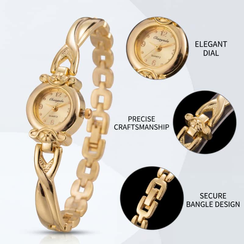 Moda Ince Altın Saatler Kadınl - Vintage Watch Crystal incelemesi ve fiyatı