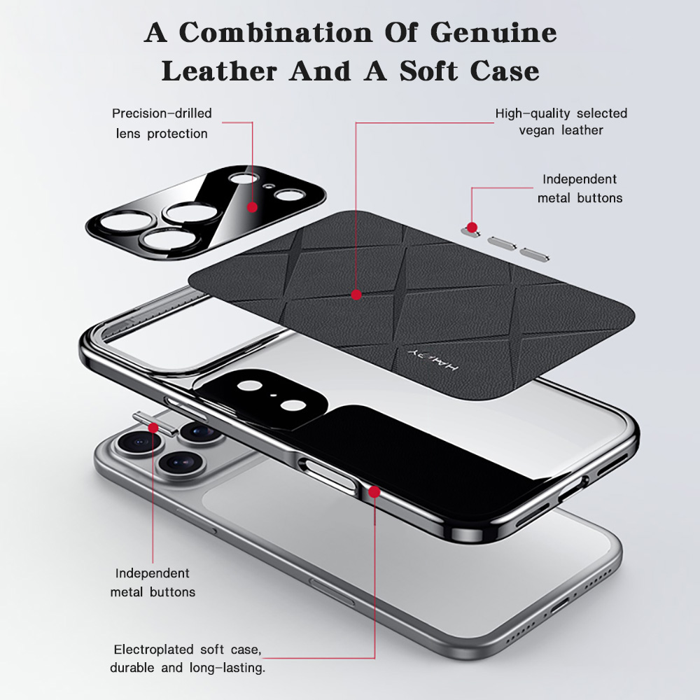 iPhone 17 Pro Max 17 Pro 17 16 - Camera Leather Case incelemesi ve fiyatı
