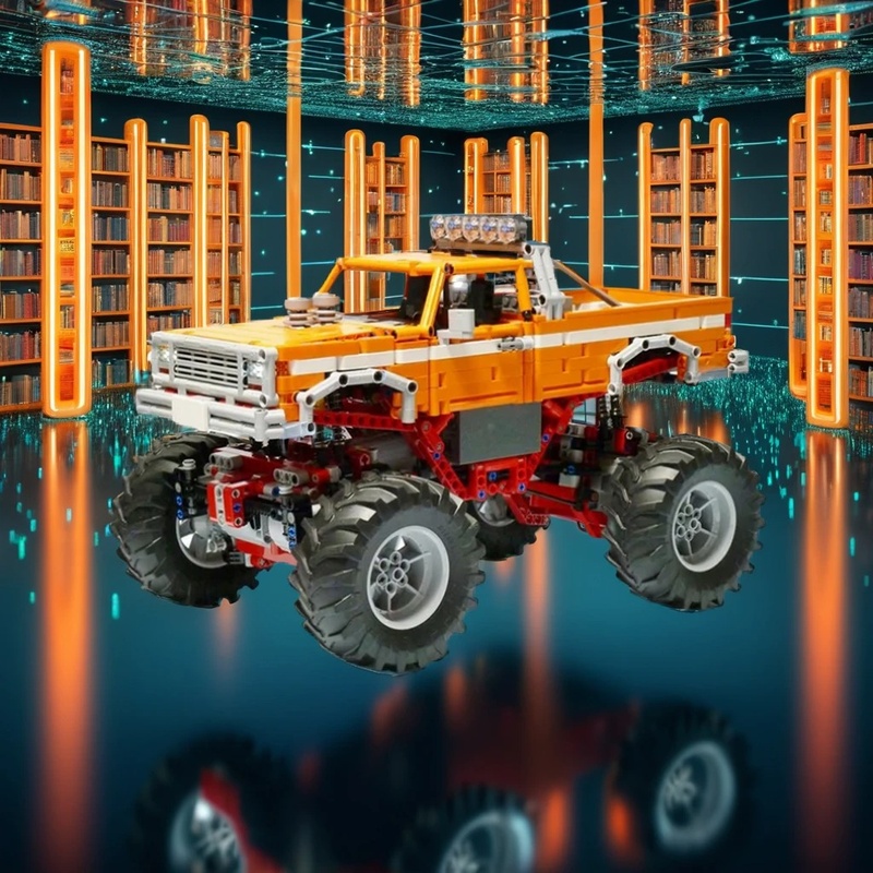 1683 parça MOC Teknik Vintage  - Vintage Collectible Trucks incelemesi ve fiyatı