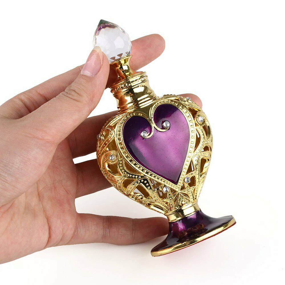 Lüks Parfüm Kristal Şişe Mor K - Vintage Collectible Perfume Bottles incelemesi ve fiyatı