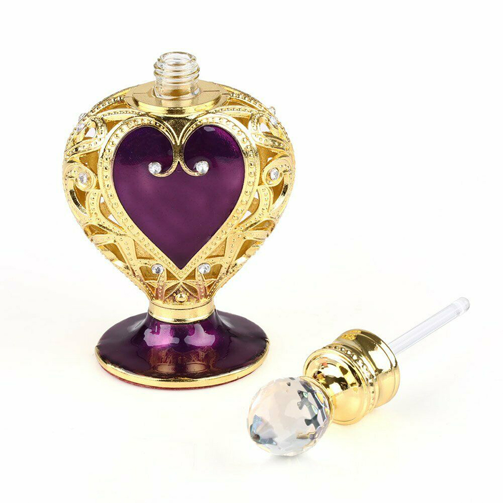 Lüks Parfüm Kristal Şişe Mor K - Vintage Collectible Perfume Bottles incelemesi ve fiyatı