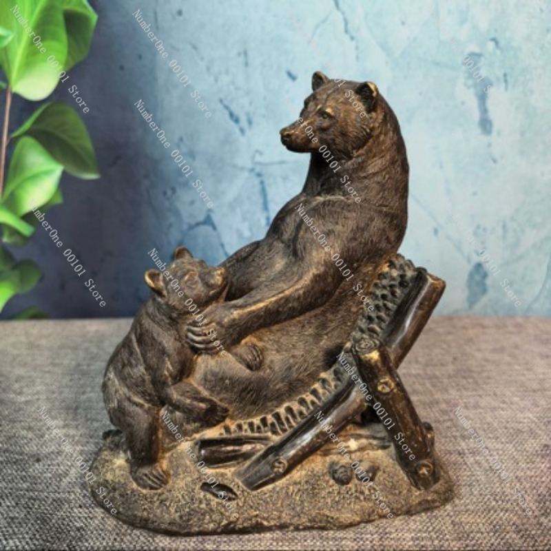 Antik Bronz Ayı Süsü Vintage E - Vintage Collectible Bears incelemesi ve fiyatı