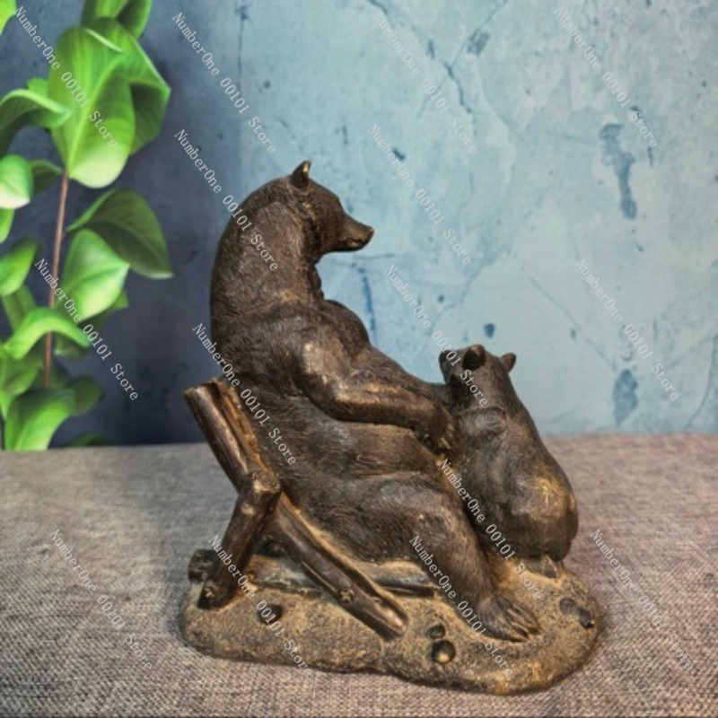 Antik Bronz Ayı Süsü Vintage E - Vintage Collectible Bears incelemesi ve fiyatı