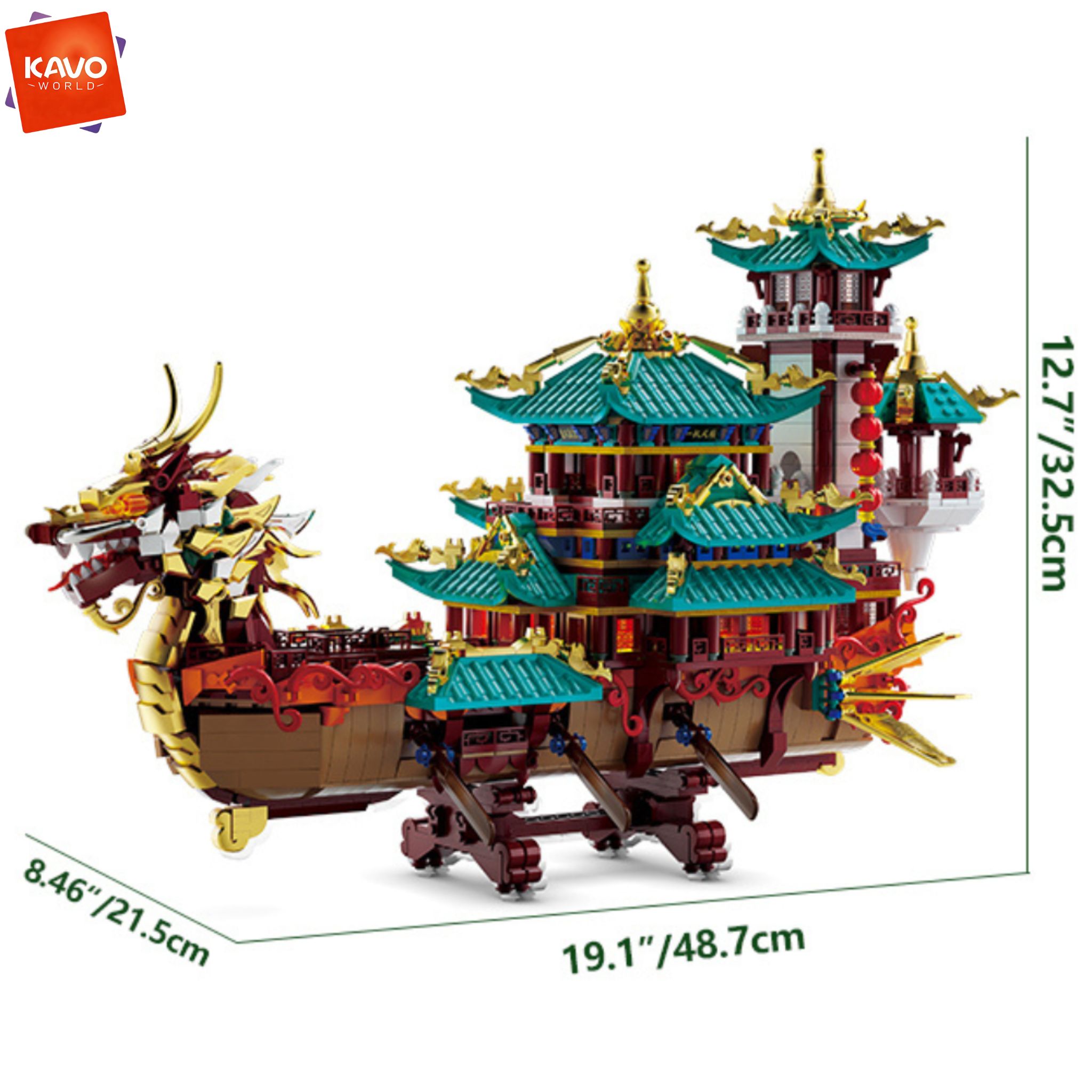 KAVOWORLD 2453 parça Ejderha T - Vintage Toys Collector incelemesi ve fiyatı