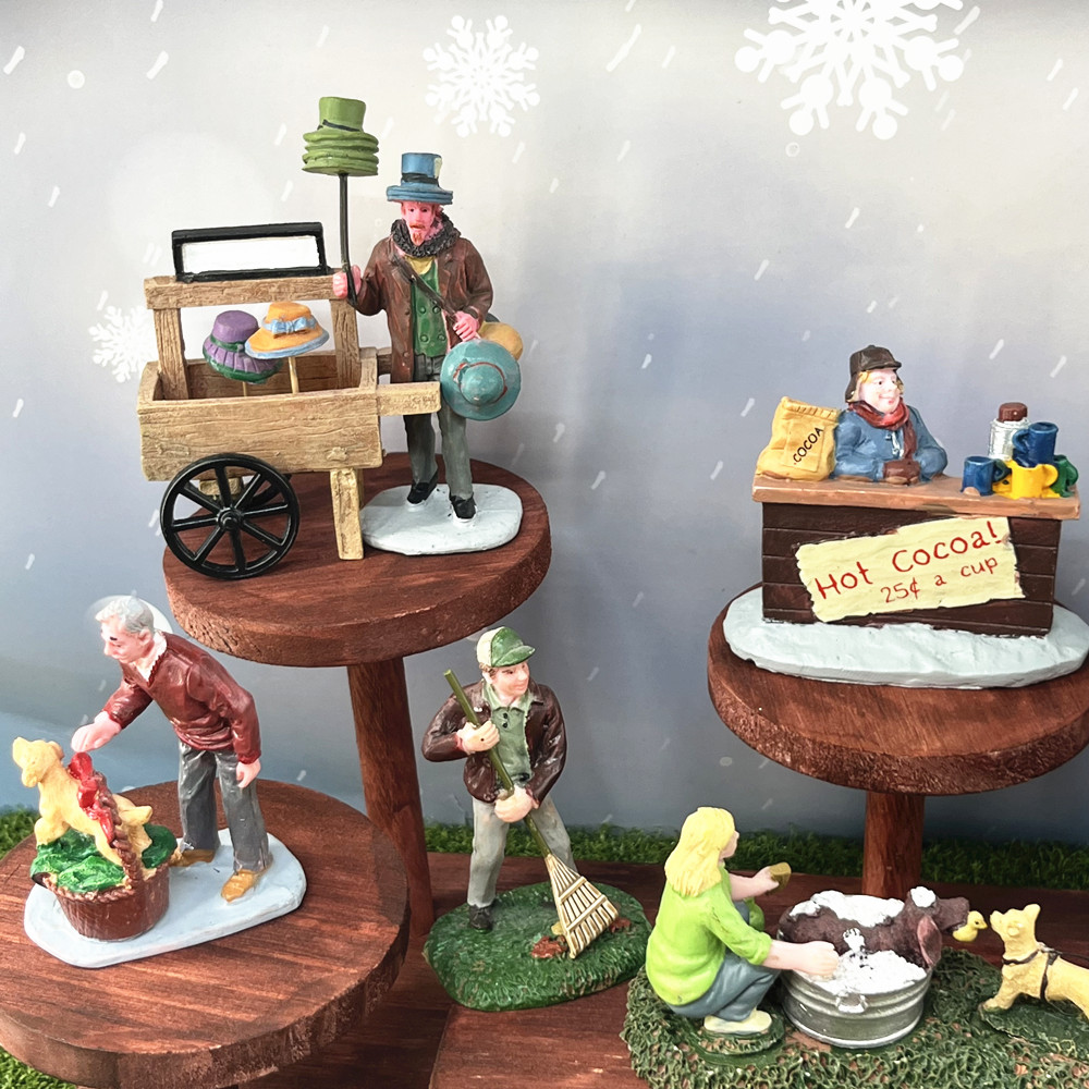 Vintage Noel Köyü Figür Seti,  - Vintage Collectible Market incelemesi ve fiyatı