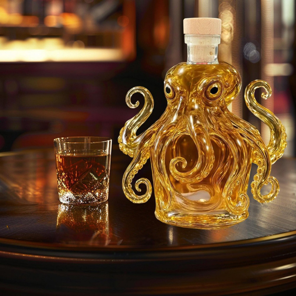 Ahtapot Viski Sürahisi Kaz Vis - Vintage Collectible Glassware incelemesi ve fiyatı