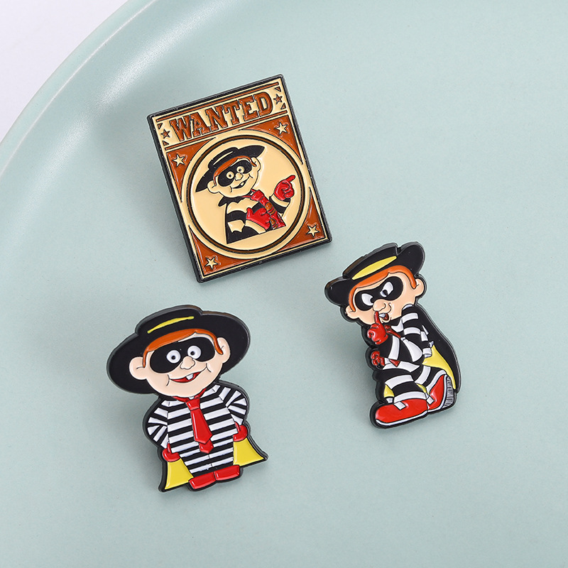 Vintage Hamburglar Emaye Pin S - Vintage Cartoon Collectible incelemesi ve fiyatı
