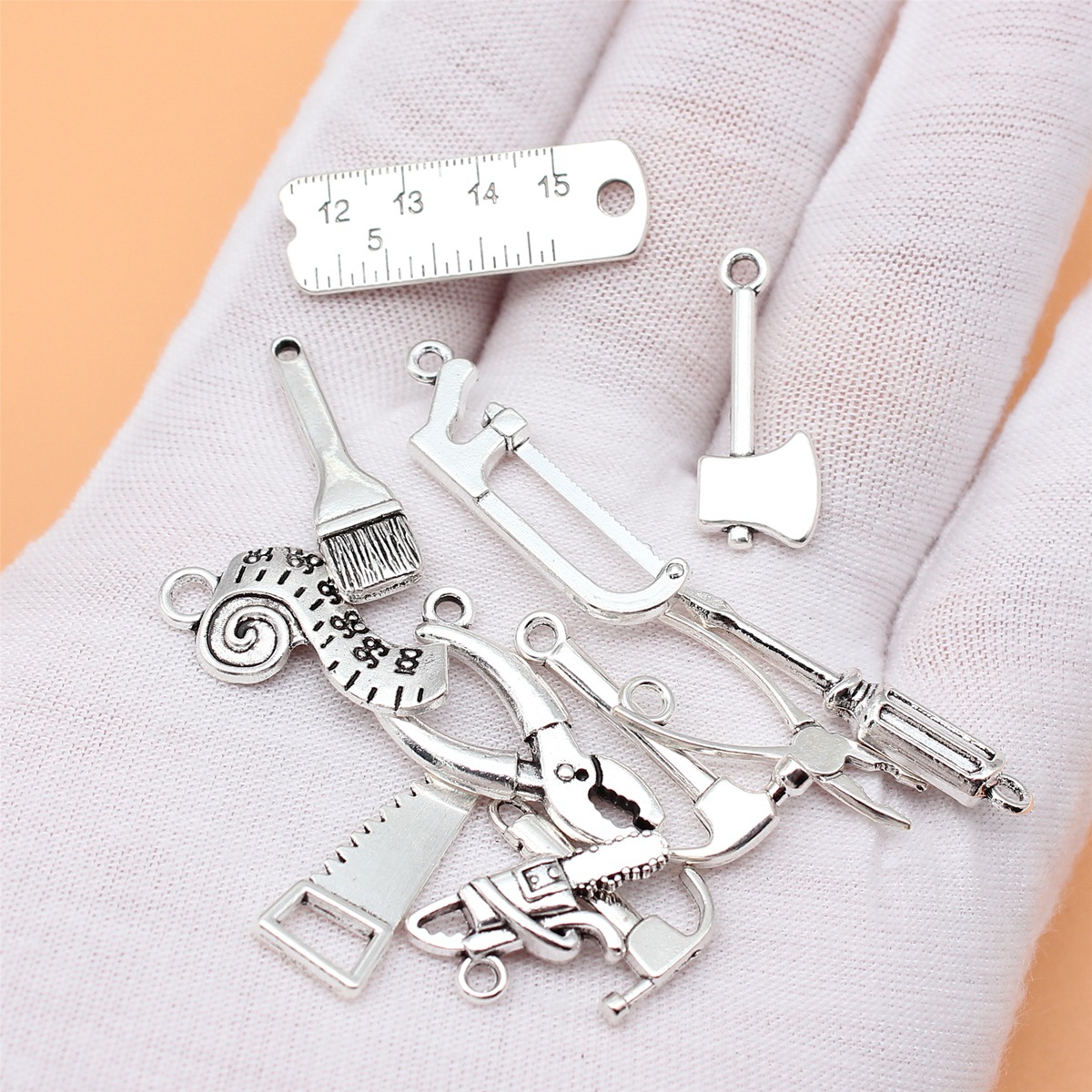 12 adet Antik Gümüş Renk Araçl - Collectible Vintage Tools incelemesi ve fiyatı